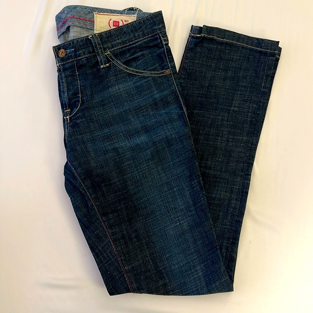 GAP | Vintage Red Snap Denim | 10